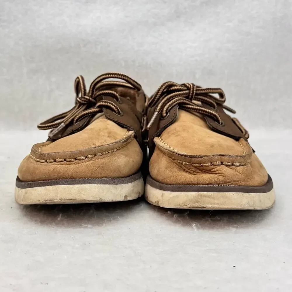 Boys Leather Sperry Top Sider Shoes Loafers Leeward size 13 Boat Shoes